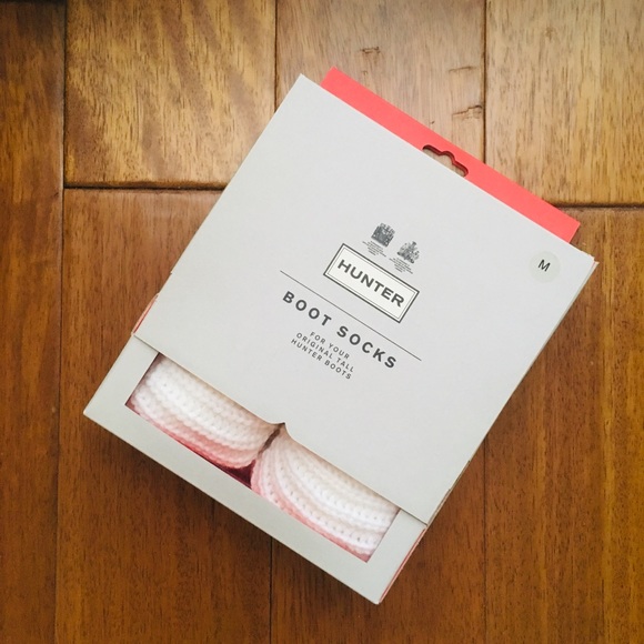 Hunter Accessories - NEW Hunter White Cable Cuff Boot Socks Original